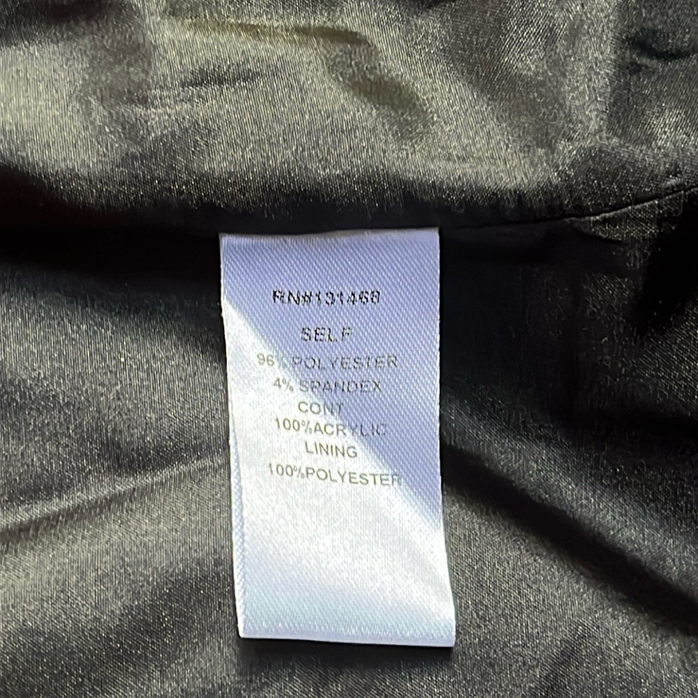 Fate Faux Suede Sweater Moto Jacket Cardi Size M Medium Cardigan - Picture 14 of 16